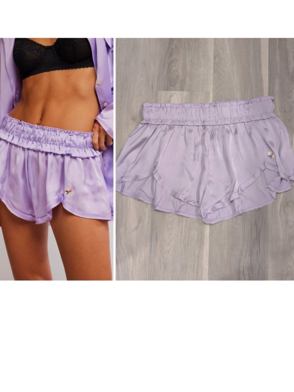 Intimately Free People | Like Honey Ruffle Shorts In Orchid Bloom